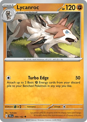 090/162 Lycanroc - Temporal Forces by Poké Zen DXB on MYNTED