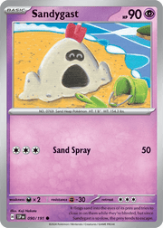 090/191 Sandygast - Reverse Holo - Surging Sparks by Poké Zen DXB on MYNTED