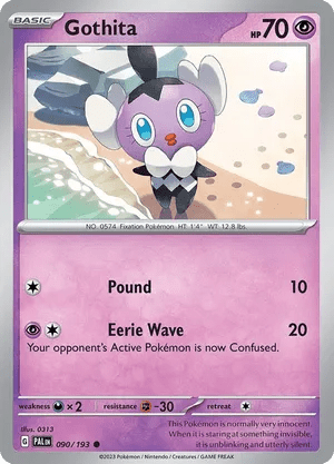 090/193 Gothita - Reverse Holo - Paldea Evolved by Poké Zen DXB on MYNTED