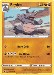 090/196 Rhydon - Lost Origin by Poké Zen DXB on MYNTED