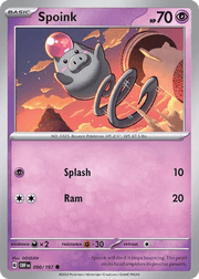 090/197 Spoink - Obsidian Flames by Poké Zen DXB on MYNTED