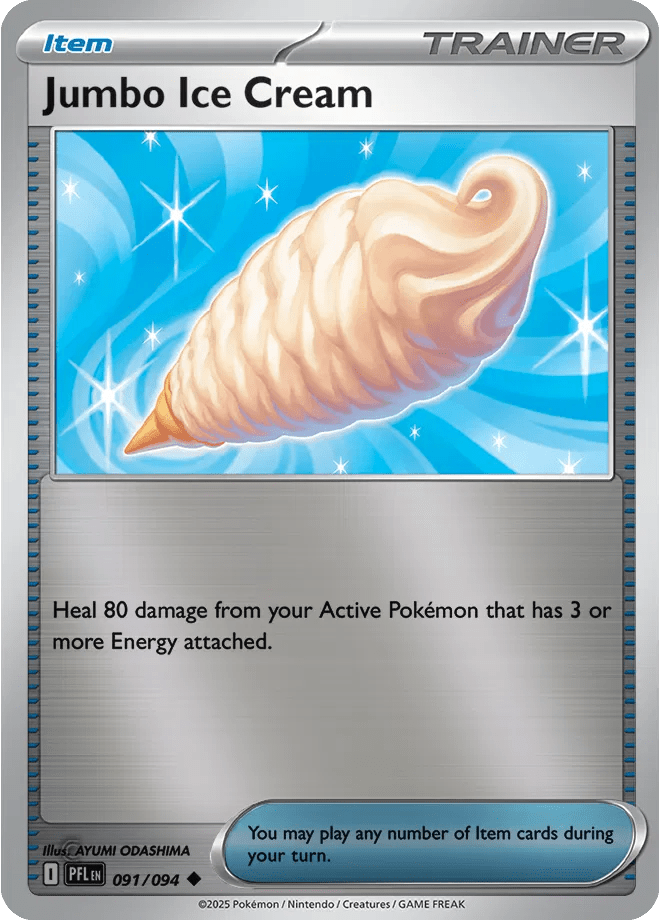 091/094 Jumbo Ice Cream - Reverse Holo - Phantasmal Flames by Poké Zen DXB on MYNTED