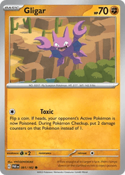 091/182 Gligar - Reverse Holo - Paradox Rift by Poké Zen DXB on MYNTED