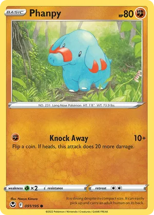 091/195 Phanpy - Silver Tempest by Poké Zen DXB on MYNTED