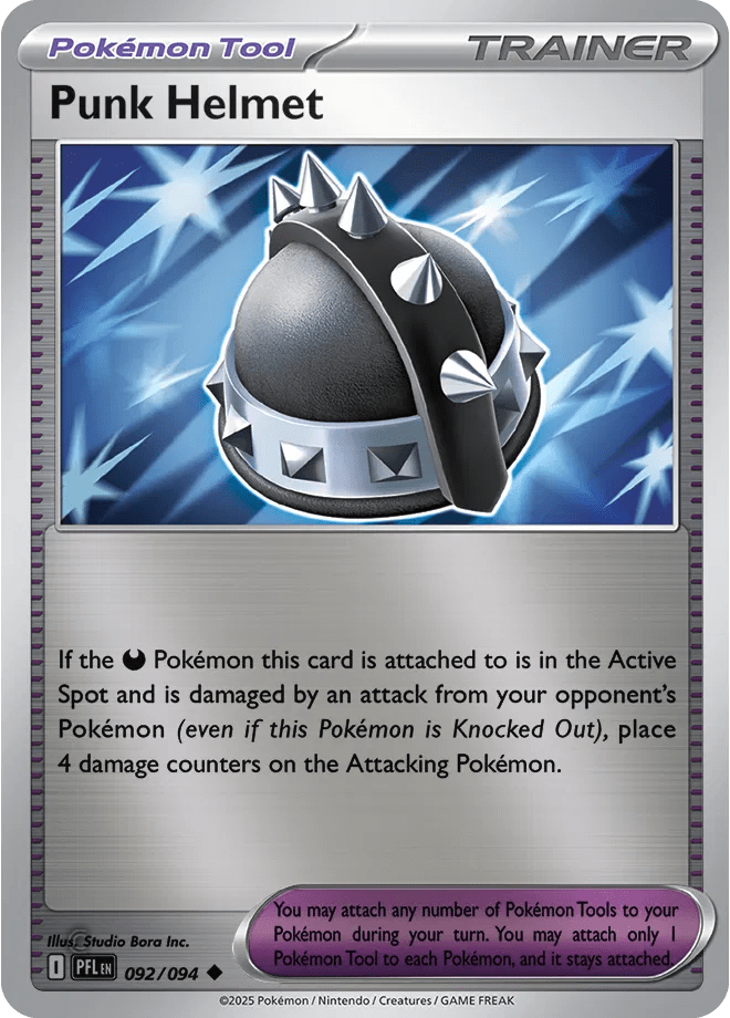 092/094 Punk Helmet - Reverse Holo - Phantasmal Flames by Poké Zen DXB on MYNTED