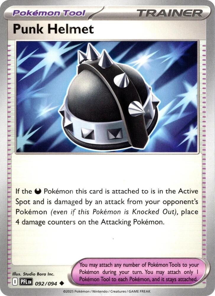 092/094 Punk Helmet Reverse Holofoil · Phantasmal Flames (PFL) by PokeMarsi on MYNTED
