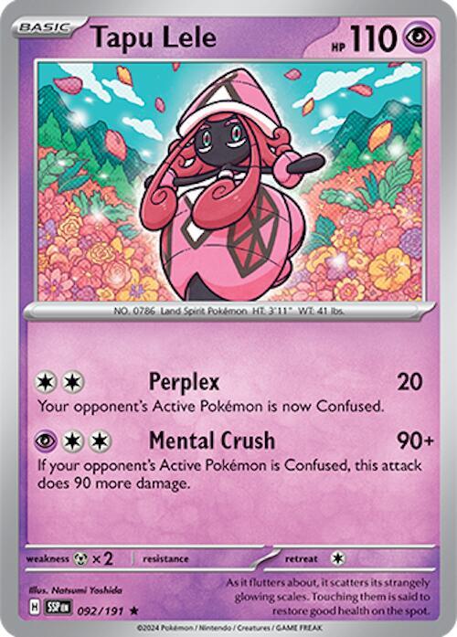 092/191 Tapu Lele Holo · Surging Sparks (SSP) by PokeMarsi on MYNTED