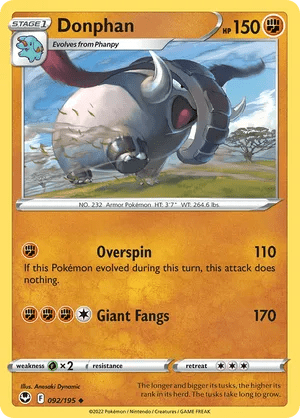 092/195 Donphan - Silver Tempest by Poké Zen DXB on MYNTED