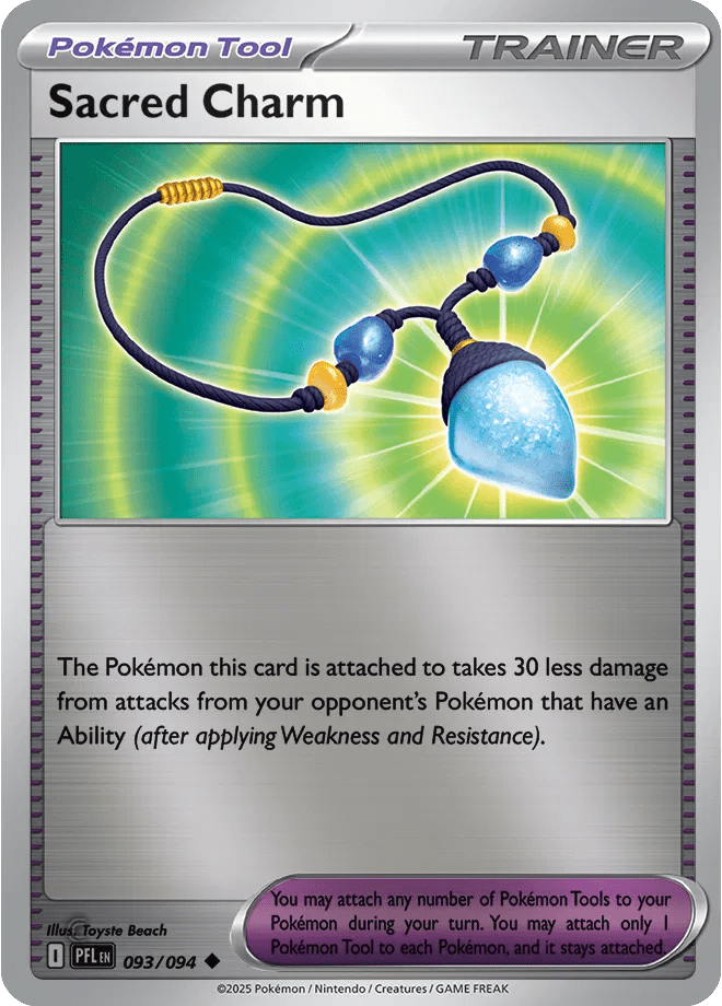 093/094 Sacred Charm - Reverse Holo - Phantasmal Flames by Poké Zen DXB on MYNTED