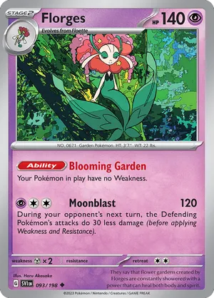 093/198 Florges - Scarlet & Violet by Poké Zen DXB on MYNTED