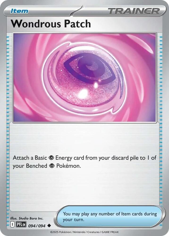094/094 Wondrous Patch Reverse Holofoil · Phantasmal Flames (PFL) by PokeMarsi on MYNTED