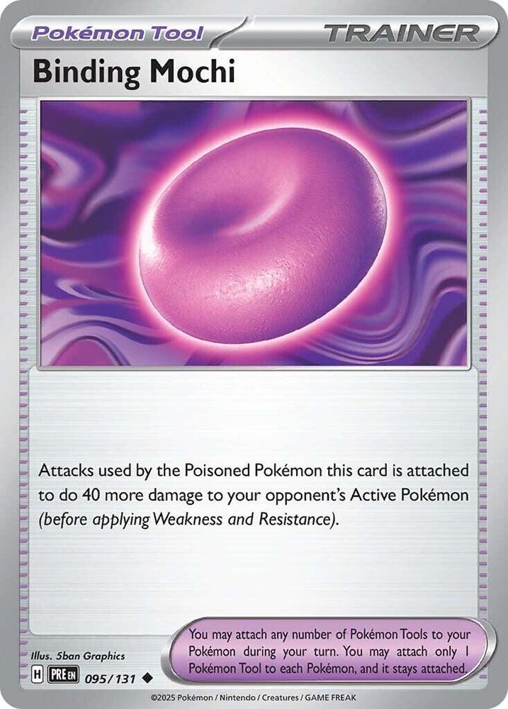 095/131 · Binding Mochi Trainer Tool · Normal (PRE) by Dusk TCG on MYNTED