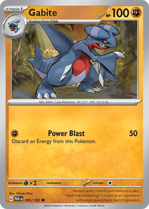 095/182 Gabite - Reverse Holo - Paradox Rift by Poké Zen DXB on MYNTED