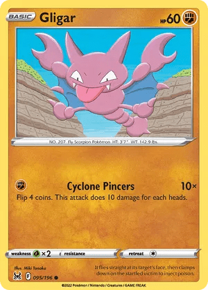 095/196 Gligar - Lost Origin by Poké Zen DXB on MYNTED