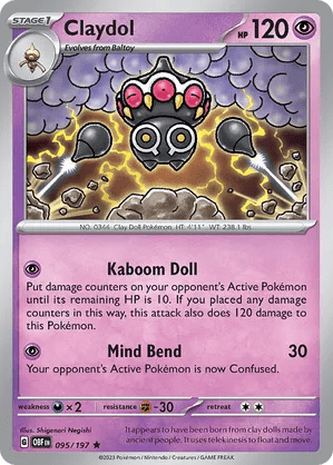 095/197 Claydol - Obsidian Flames by Poké Zen DXB on MYNTED