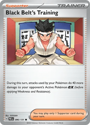 096/131 Black Belt's Training - Prismatic Evolutions by Poké Zen DXB on MYNTED