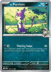 096/159 N's Purrloin Reverse Holo · Journey Together (JTG) by PokeMarsi on MYNTED