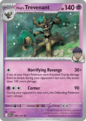 096/217 Hop's Trevenant - Ascended Heroes by Poké Zen DXB on MYNTED