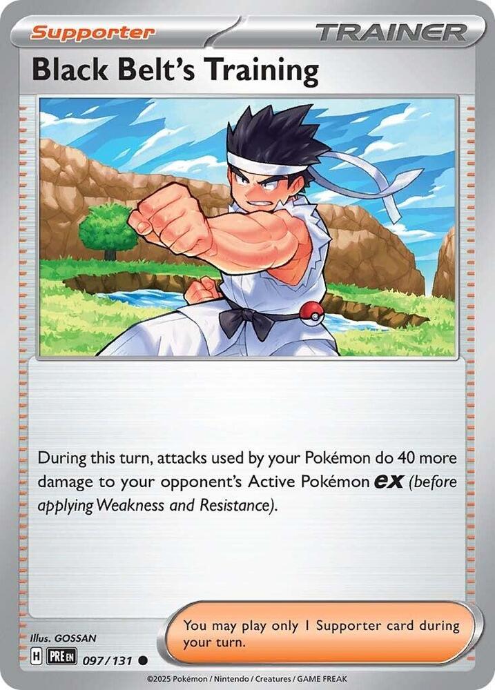 097/131 · Black Belt's Training Trainer Supporter · Normal (PRE) by Dusk TCG on MYNTED