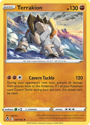 097/195 Terrakion - Silver Tempest by Poké Zen DXB on MYNTED