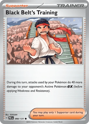 098/131 Black Belt's Training - Reverse Holo - Prismatic Evolutions by Poké Zen DXB on MYNTED
