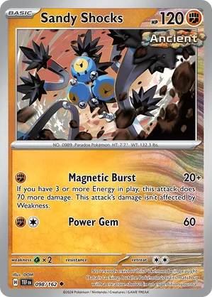 098/162 Sandy Shocks - Temporal Forces by Poké Zen DXB on MYNTED