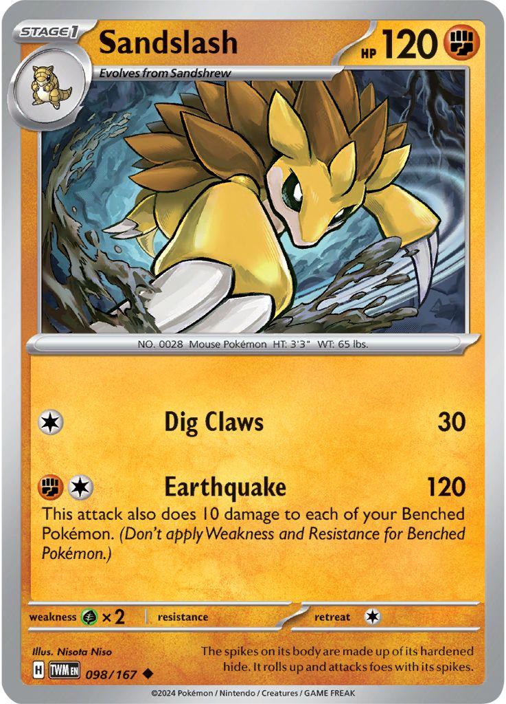 098/167 · Sandslash · Normal (TWM) by Dusk TCG on MYNTED