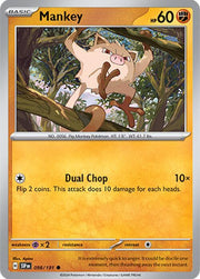 098/191 Mankey Reverse Holo · Surging Sparks (SSP) by PokeMarsi on MYNTED