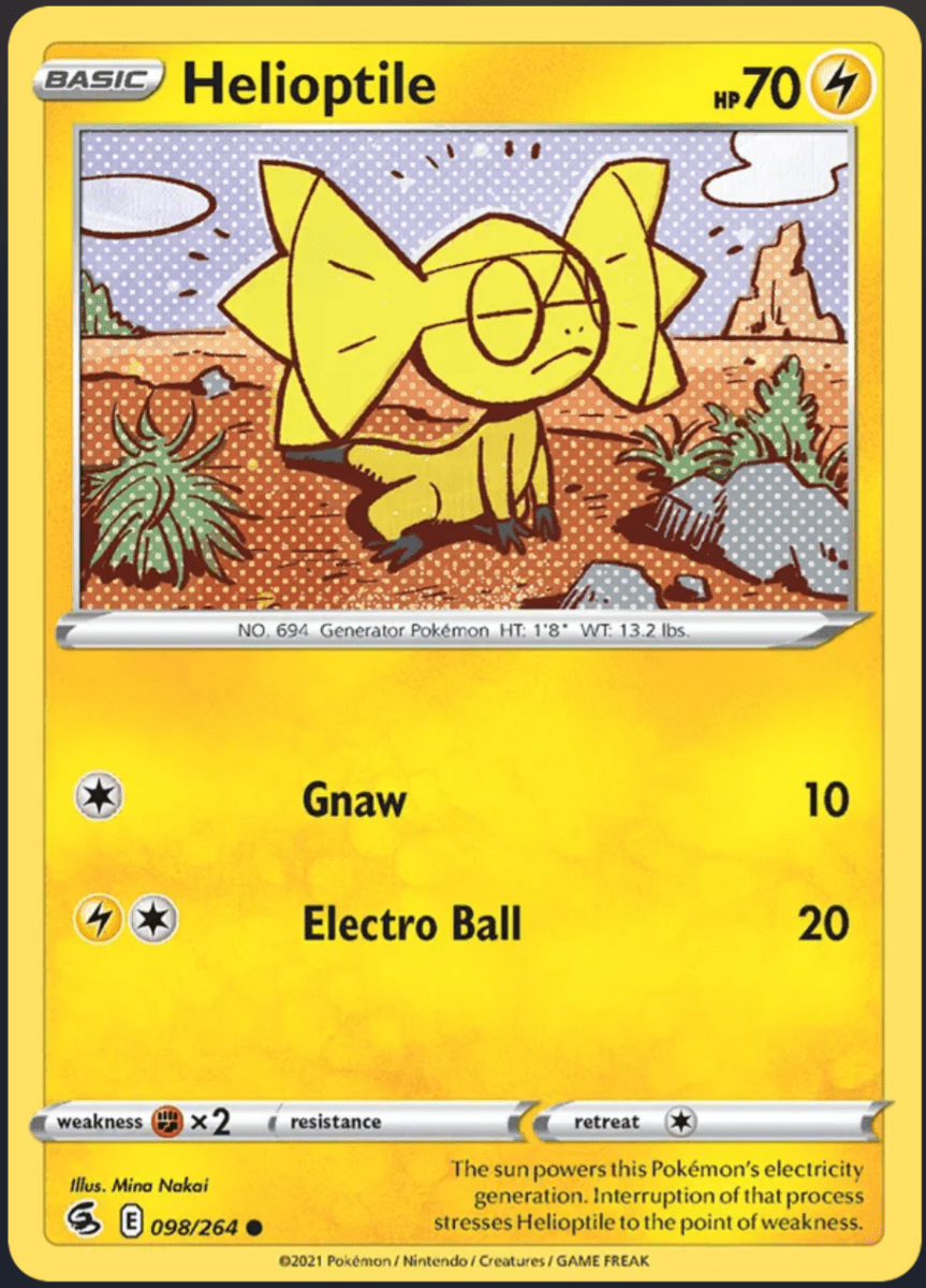 098/264 Helioptile - Fusion Strike by Poké Zen DXB on MYNTED