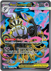 Mega Chandelure ex - 099/084 - ME05: Pitch Black (PBL)