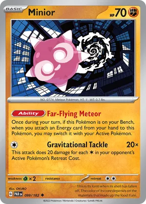 099/182 Minior - Paradox Rift by Poké Zen DXB on MYNTED