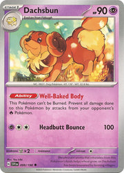 099/198 Dachsbun Normal · Scarlet & Violet (SVI) by PokeMarsi on MYNTED