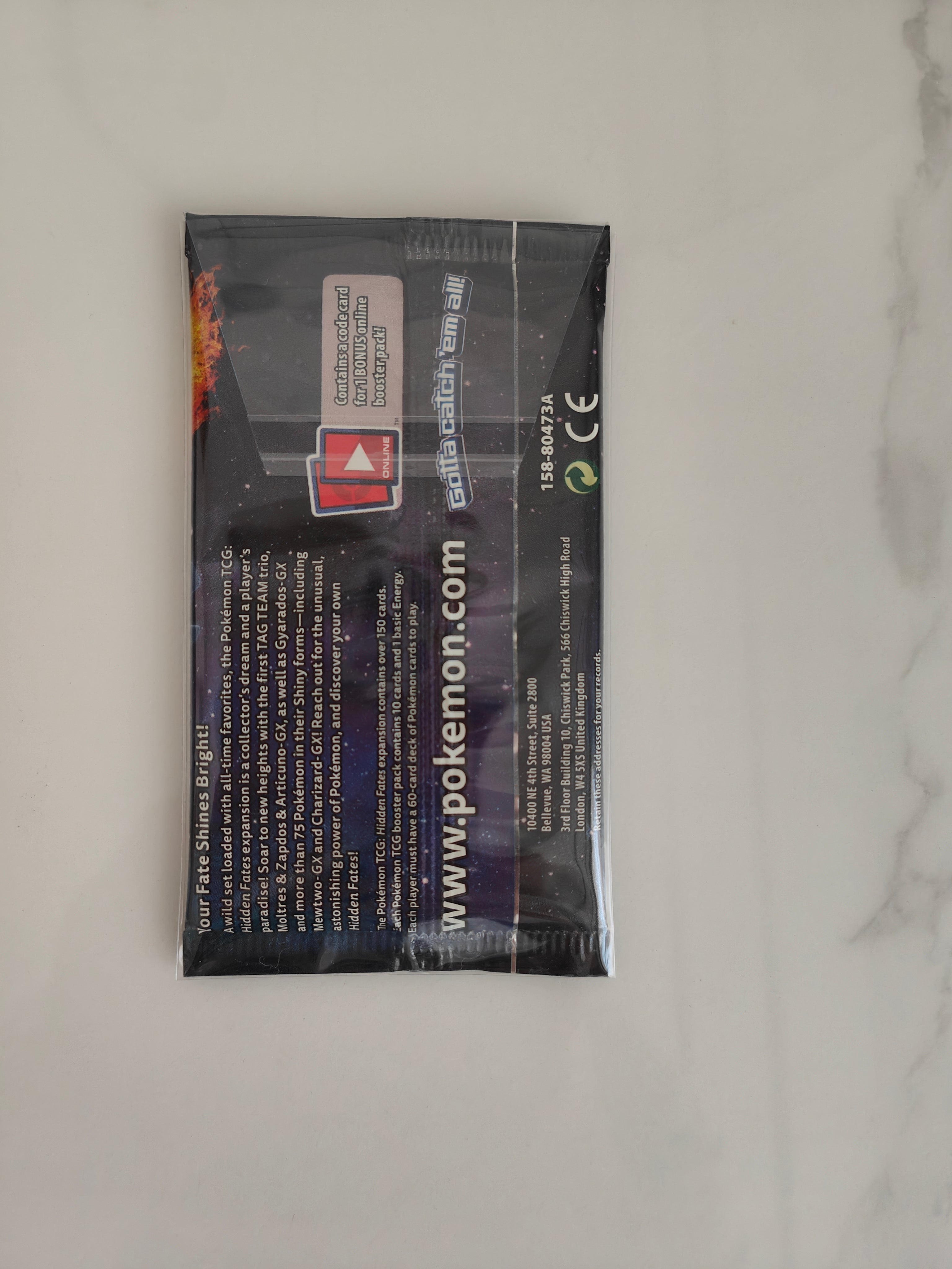 Pokemon TCG Hidden Fates 1X Booster Packs (New Sealed)