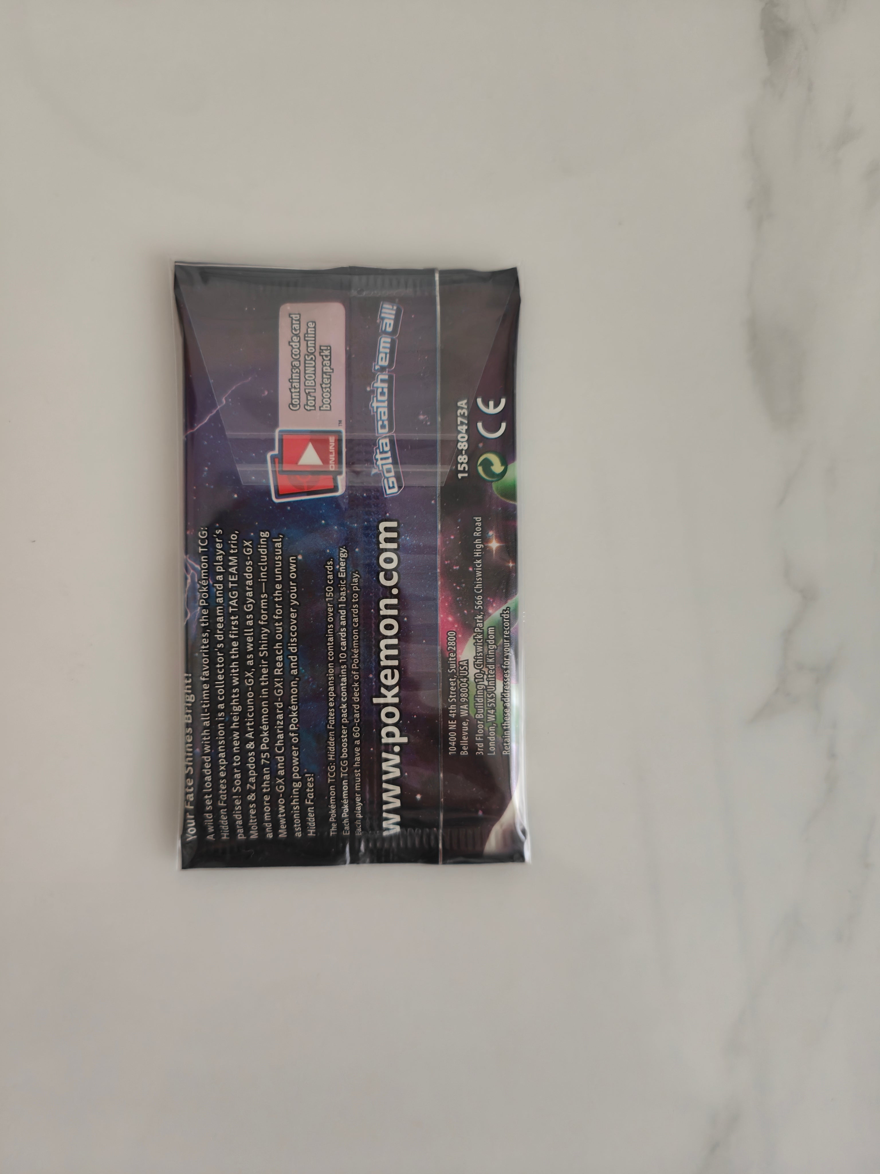 Hidden Fates 1X Booster Packs (New Sealed)