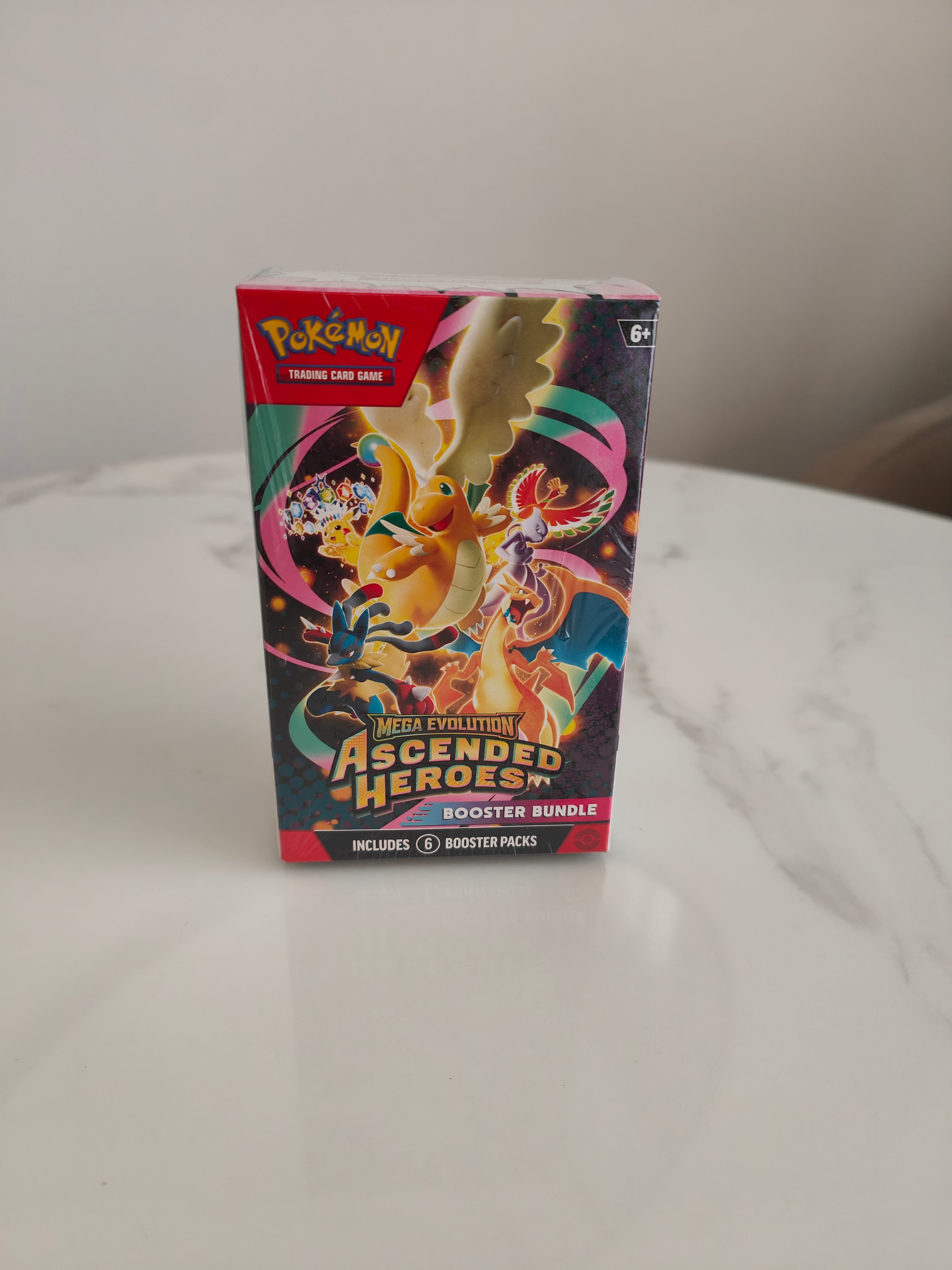 Pokemon TCG Mega Evolution Ascended Heroes Booster Bundle 6X Packs (New Sealed)