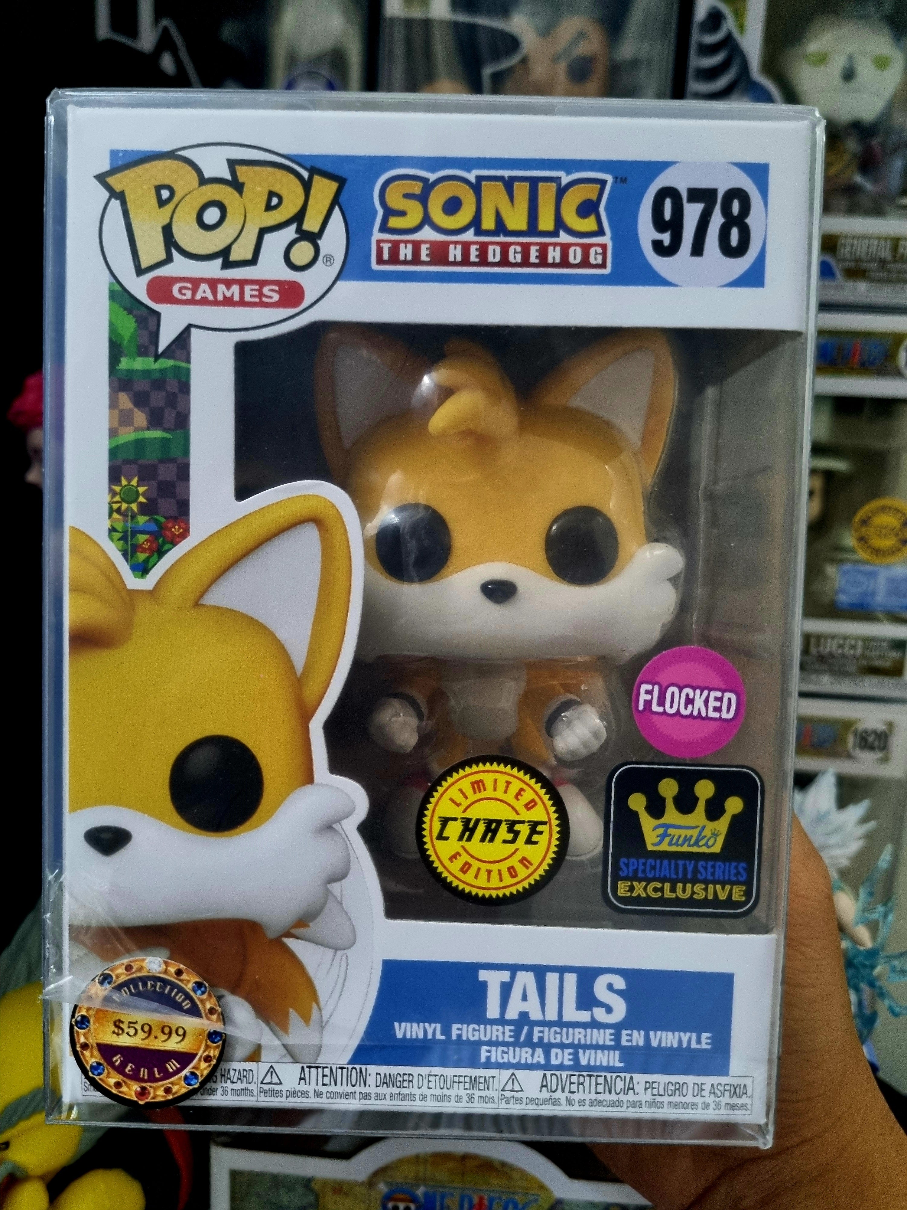 #978 Sonic Tails Flocked Chase