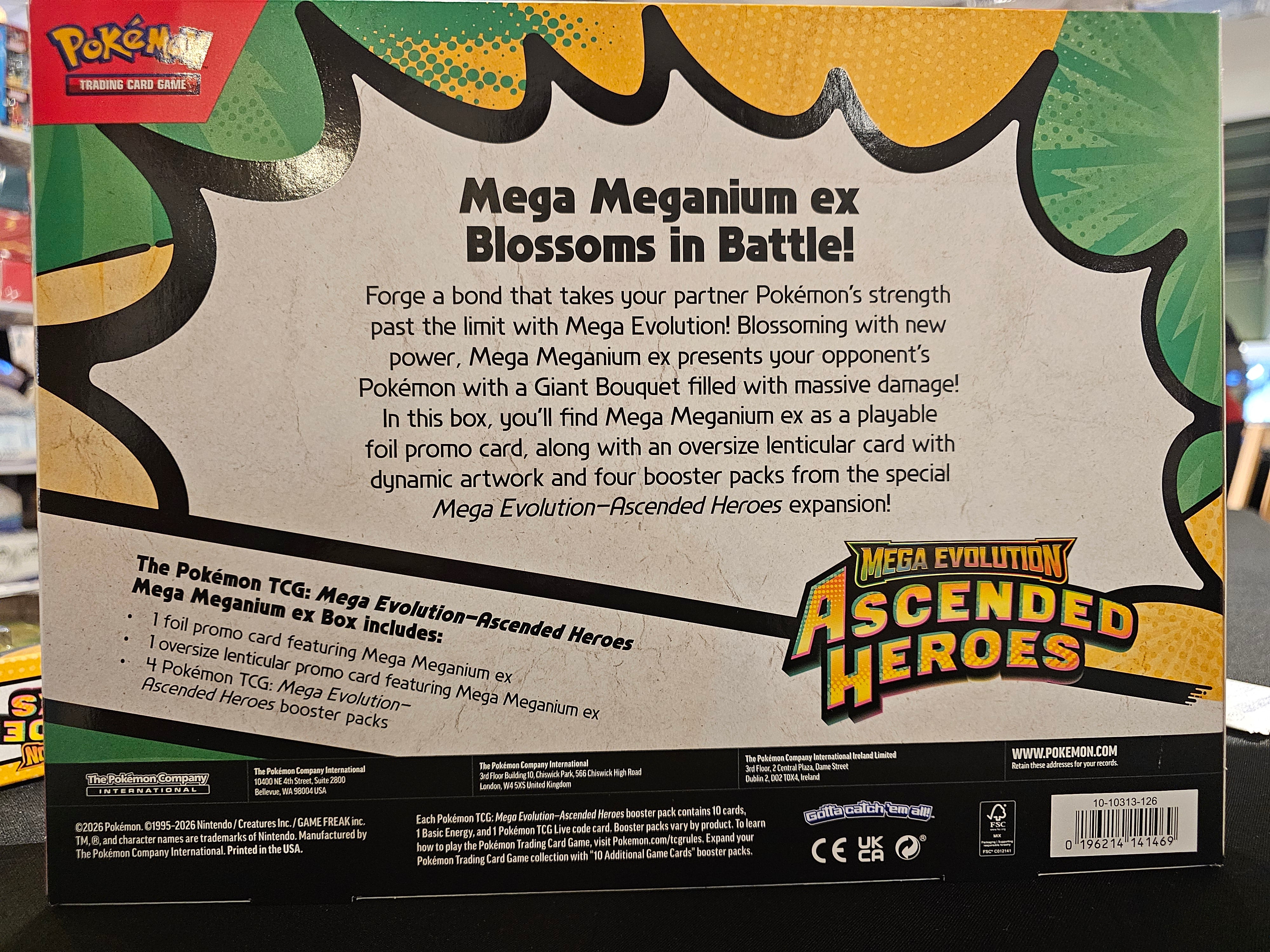 Mega Meganium Ex Box - Ascended Heroes Sealed