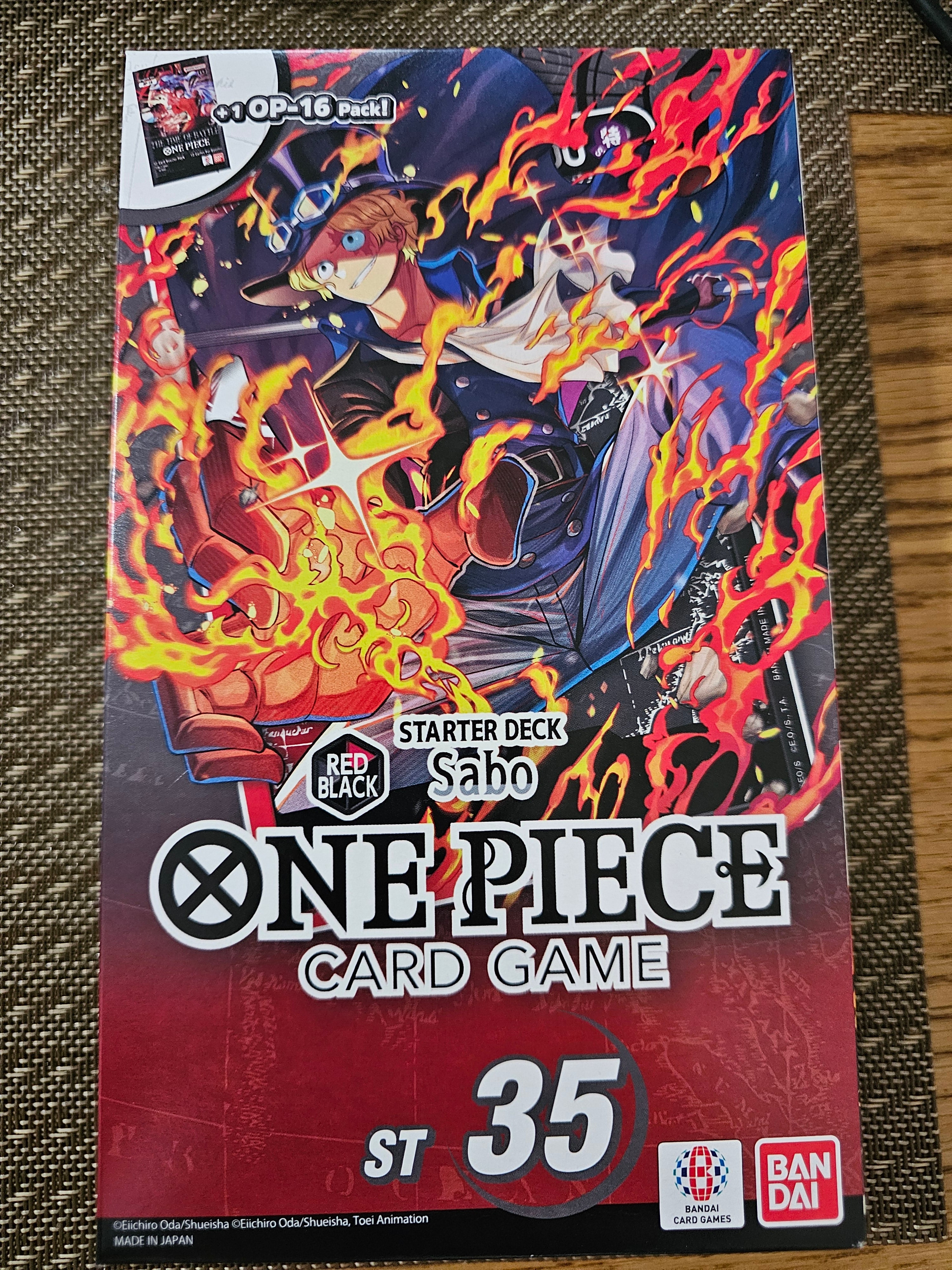 Starter Deck 35: RED/BLACK Sabo