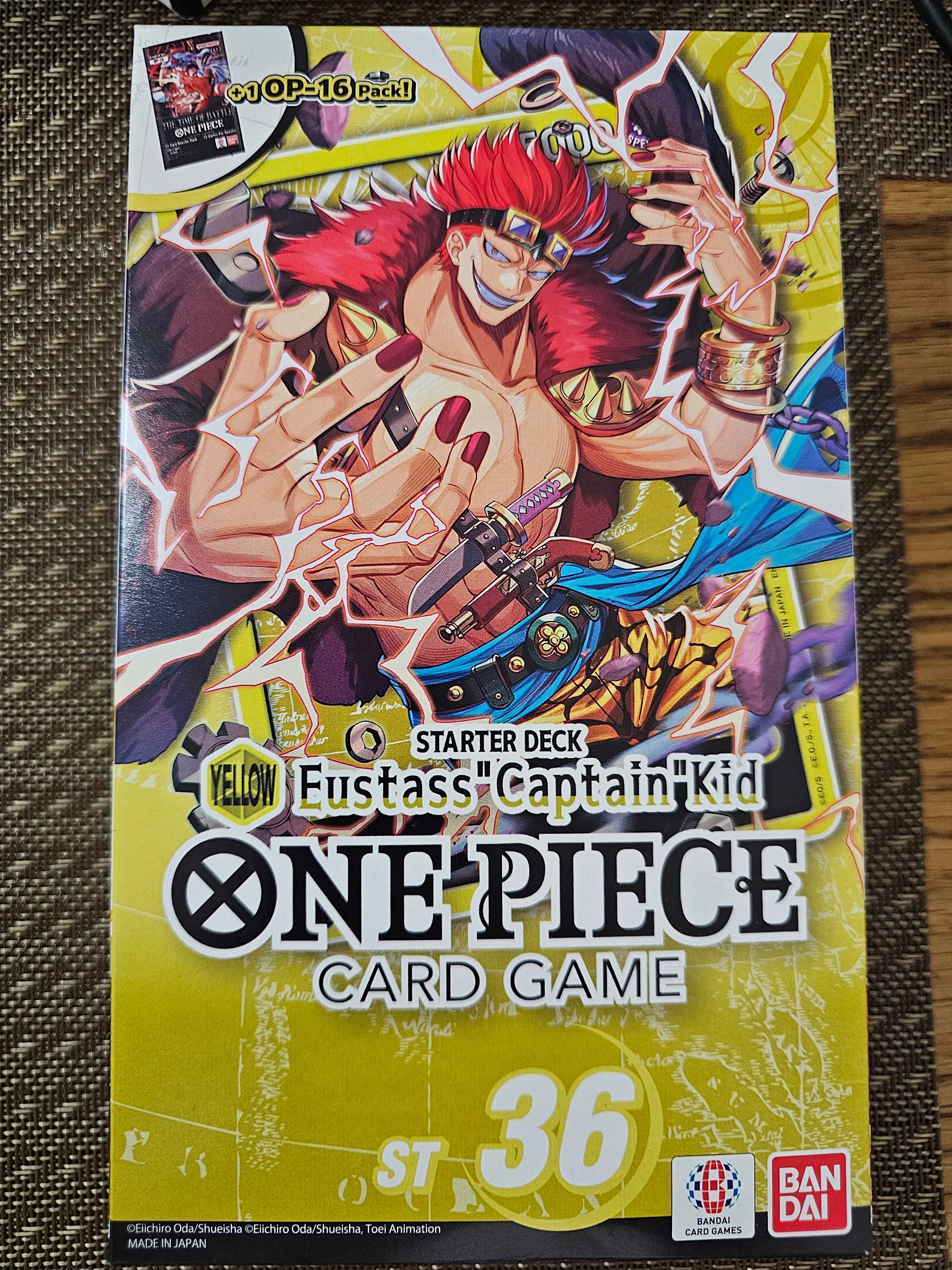 Starter Deck 36: YELLOW Eustass”Captain”Kid
