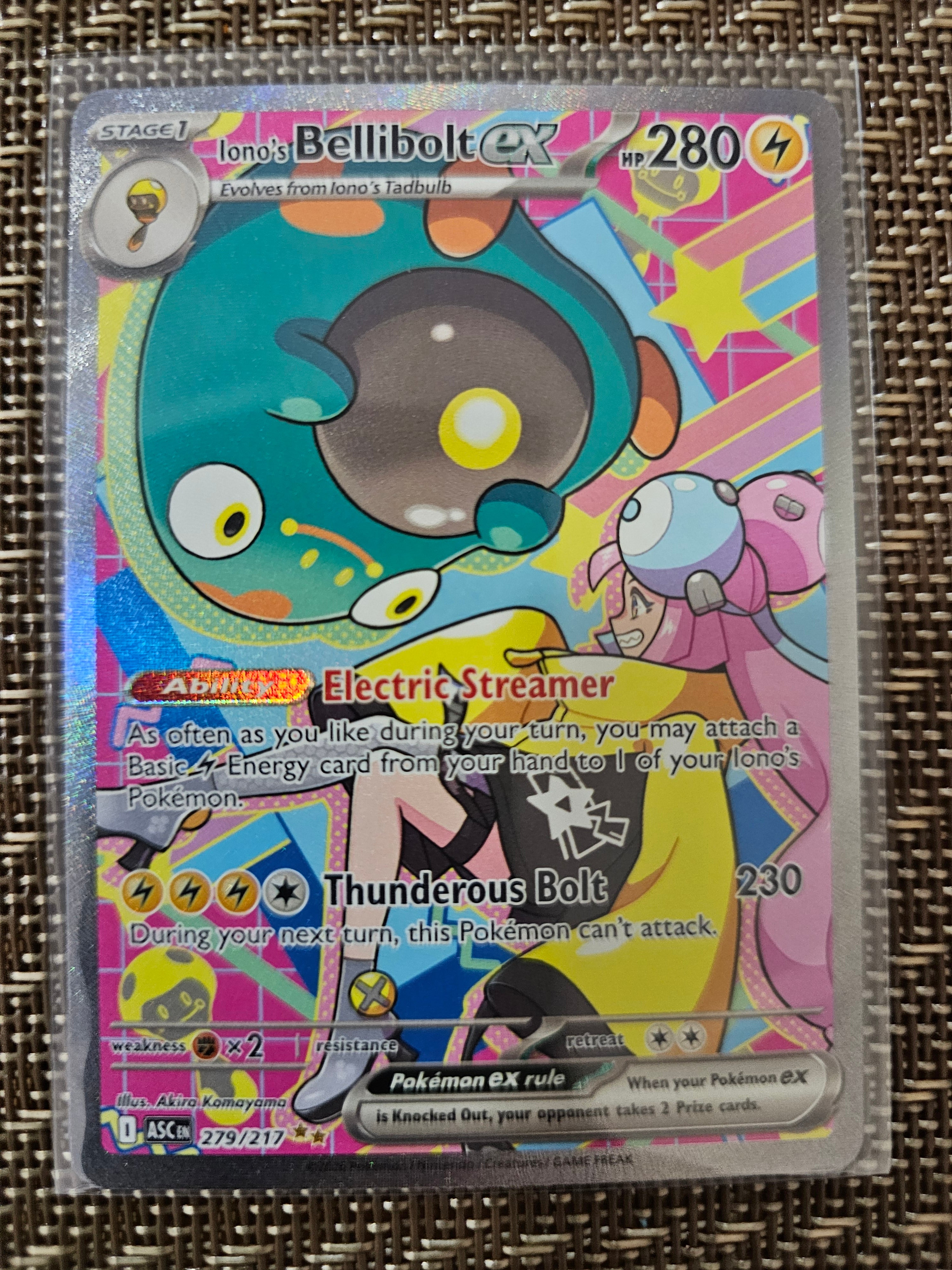 Iono's Bellibolt EX SIR Ascended Heroes