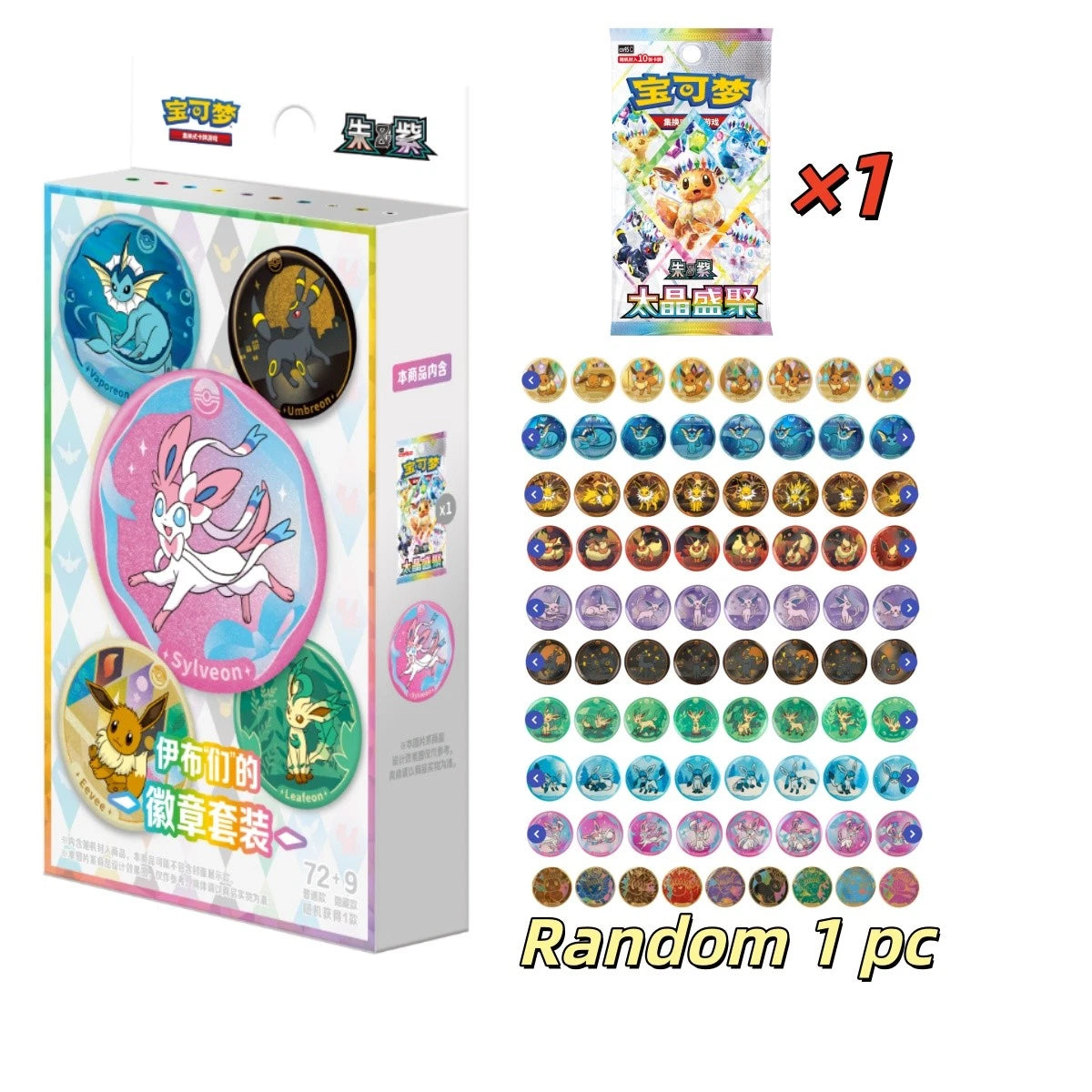Chinese Terastal Gathering Badge Box Display
