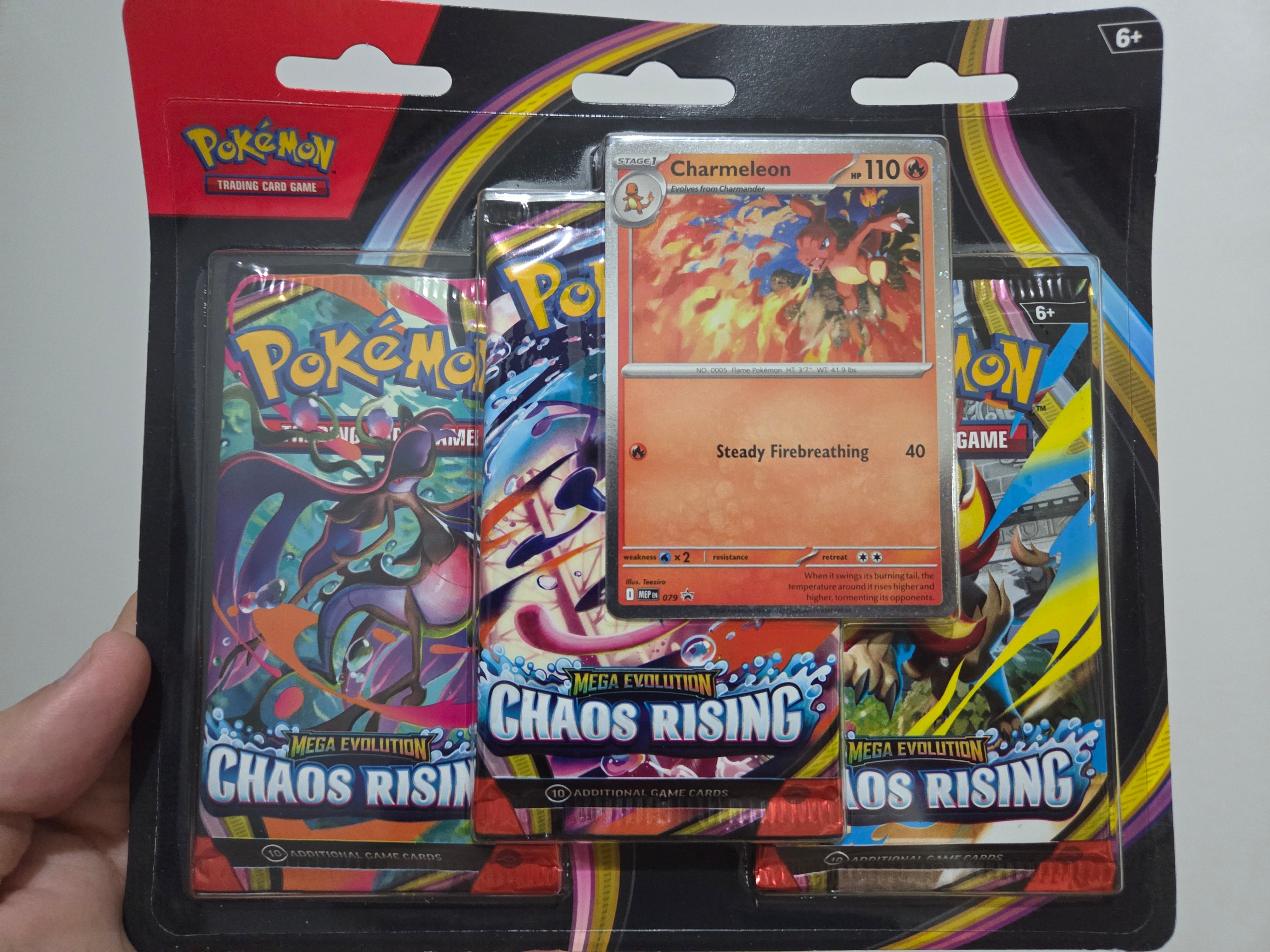 Chaos Rising 3-pack Blister