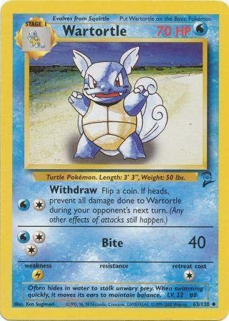 Wartortle 63 - Base Set 2