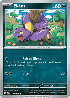 100/162 Ekans - Reverse Holo - Temporal Forces by Poké Zen DXB on MYNTED