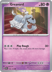 100/197 Greavard - Reverse Holo - Obsidian Flames by Poké Zen DXB on MYNTED