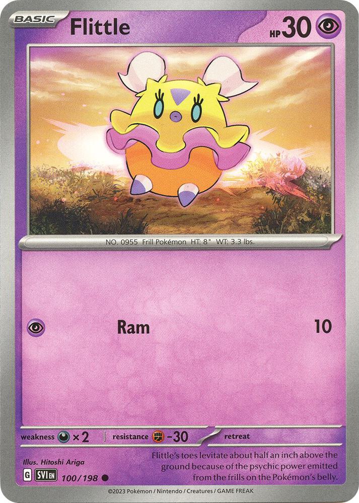 100/198 Flittle Normal · Scarlet & Violet (SVI) by PokeMarsi on MYNTED