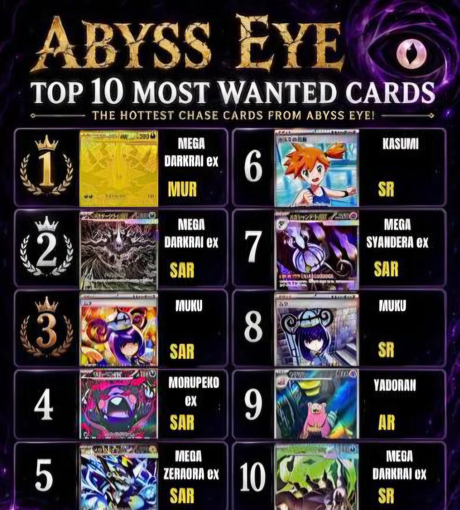 Abyss Eye (Pitch Black) Booster Box - M5