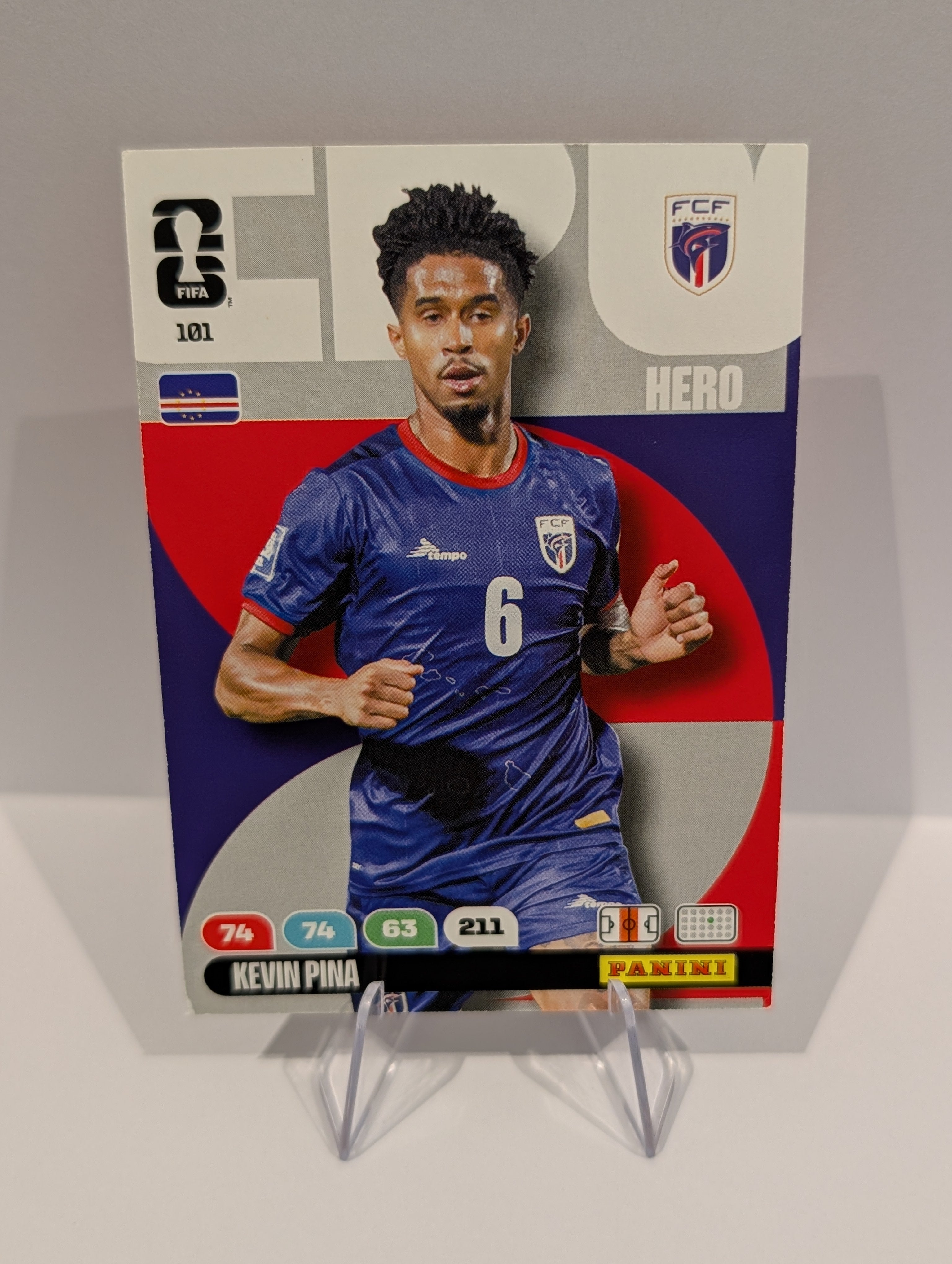 101 Kevin Pina - Cape Verde - Panini Adrenalyn XL World Cup 2026