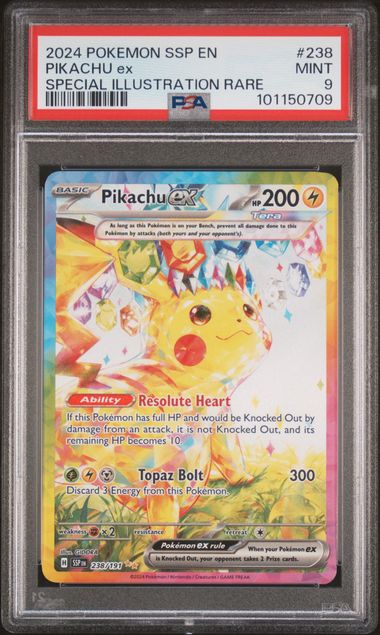 PSA 10 Pokémon PIKACHU ex SPECIAL ILLUSTRATION RARE Extended Artwork