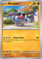 101/167 Nosepass Reverse Holofoil · Twilight Masquerade (TWM) by PokeMarsi on MYNTED